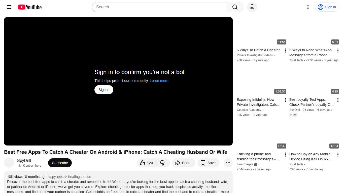 Best Free Apps To Catch A Cheater On Android & iPhone: Catch A Cheating Husband Or Wife - YouTube